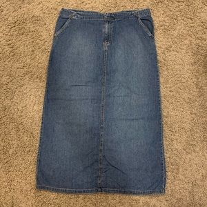 Old Navy Blue Denim Jean Skirt